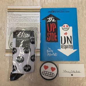 $13 Book Bundle- Owlcrate Book & Socks -The Upside of Unrequited